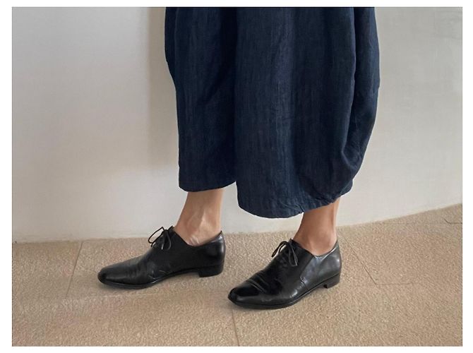 Autre Marque Schnürschuhe oder Oxford Modell "Cabotin" P.38 Schwarz - Ansicht 14