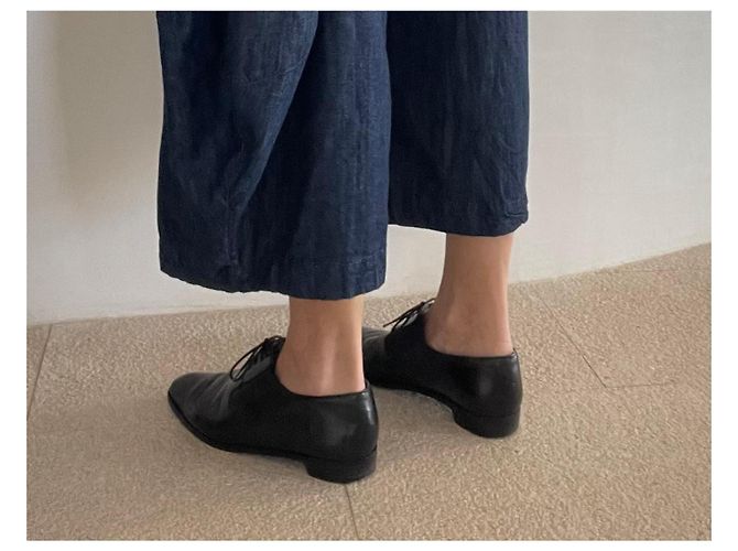Autre Marque Schnürschuhe oder Oxford Modell "Cabotin" P.38 Schwarz - Ansicht 16