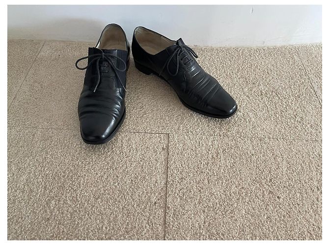 Autre Marque Schnürschuhe oder Oxford Modell "Cabotin" P.38 Schwarz - Ansicht 2