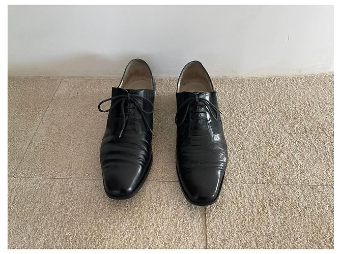 Autre Marque Schnürschuhe oder Oxford Modell "Cabotin" P.38 Schwarz - Ansicht 3