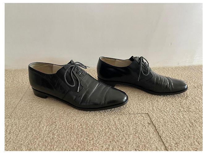 Autre Marque Schnürschuhe oder Oxford Modell "Cabotin" P.38 Schwarz - Ansicht 5