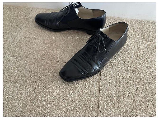 Autre Marque Schnürschuhe oder Oxford Modell "Cabotin" P.38 Schwarz - Ansicht 6