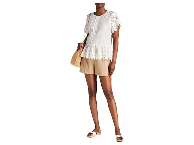 Blusa Zimmermann de algodón blanco - vista 3