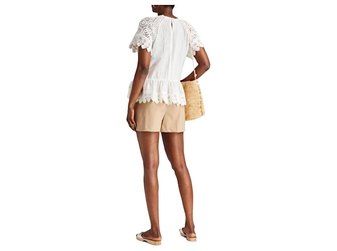 Blusa Zimmermann de algodón blanco - vista 5