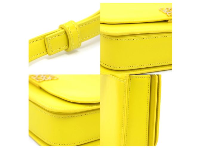 Borsa a Spalla Goya Piccola di Loewe Giallo - vista 4
