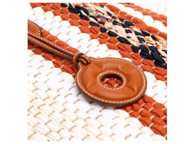 Bolsa Blossom de crochê de lã e seda marrom Loro Piana - vista 6
