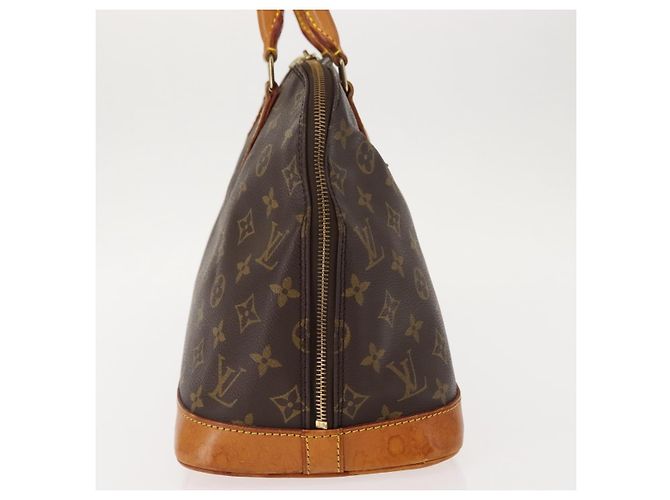 Louis Vuitton Vintage Alma Handtasche aus Monogramm-Canvas PM Braun - Ansicht 3