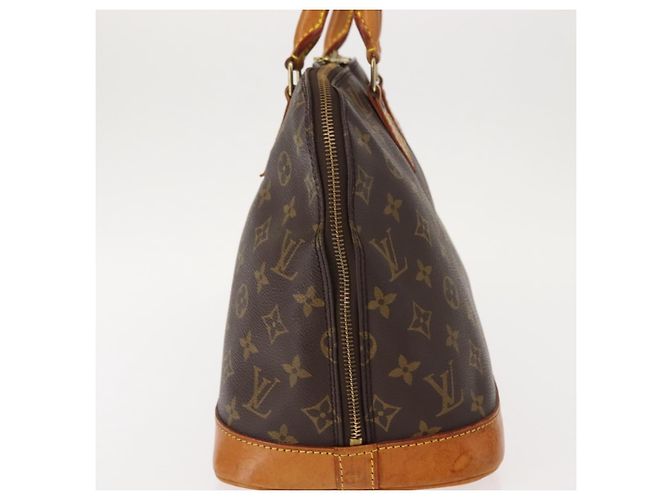 Louis Vuitton Vintage Alma Handtasche aus Monogramm-Canvas PM Braun - Ansicht 4