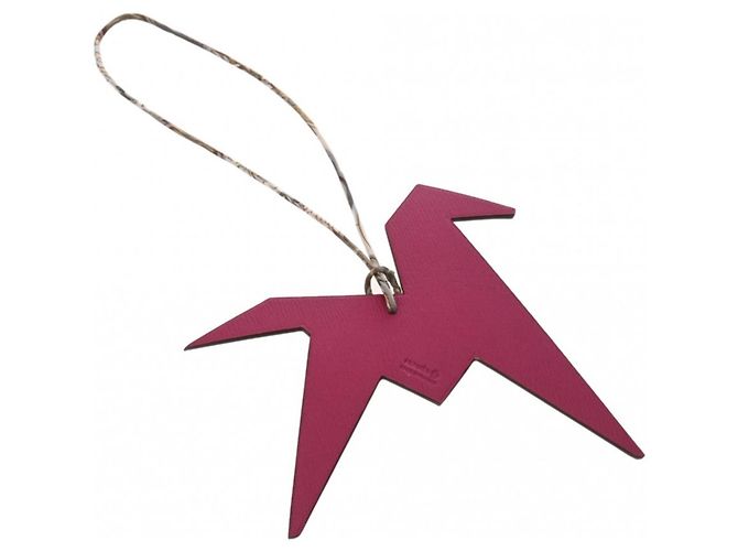 Silk In Hermès HERMES Charm per Borsa Origami Petit H Nero Rosso - vista 3