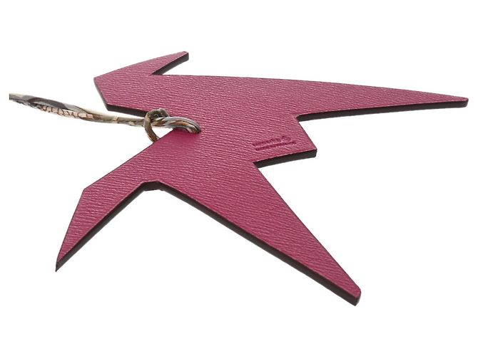 Silk In Hermès HERMES Charm per Borsa Origami Petit H Nero Rosso - vista 7