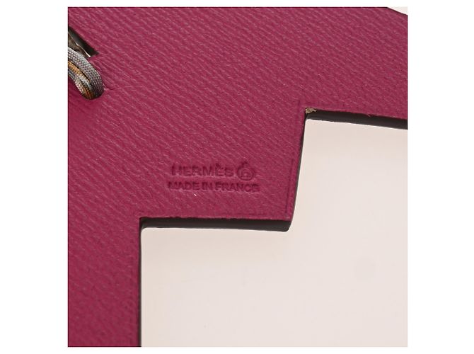 Silk In Hermès HERMES Charm per Borsa Origami Petit H Nero Rosso - vista 8