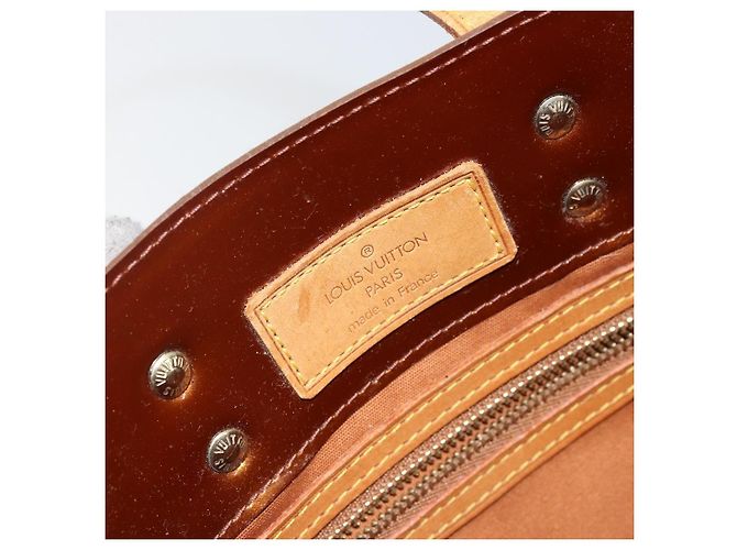 Borsa Reade Monogram Vernis PM di Louis Vuitton Marrone - vista 6