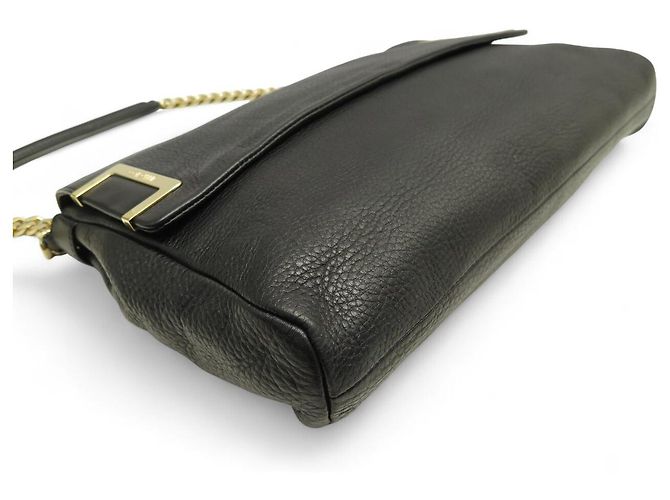 JIMMY CHOO ALLY RINDSLEDER SCHWARZE SCHULTERTASCHE - Ansicht 3