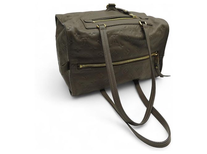 BORSO LOUIS VUITTON IN PELLE MONOGRAM EMPREINTE ISPIRATO OMBRE Marrone - vista 6