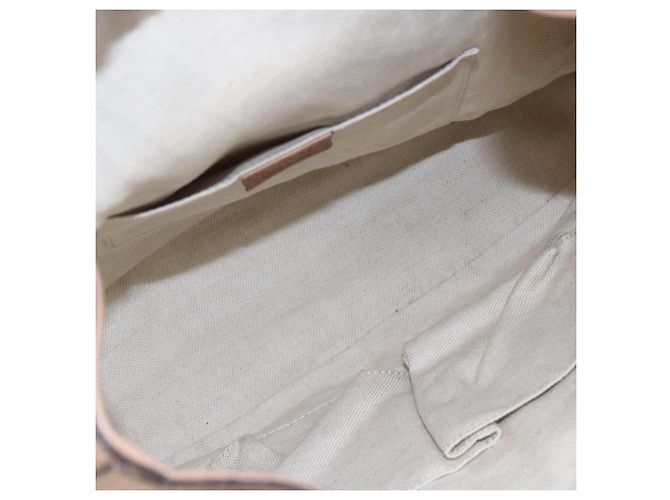 Bamboo Zaino in pelle vintage Gucci con bambù Beige - vista 5