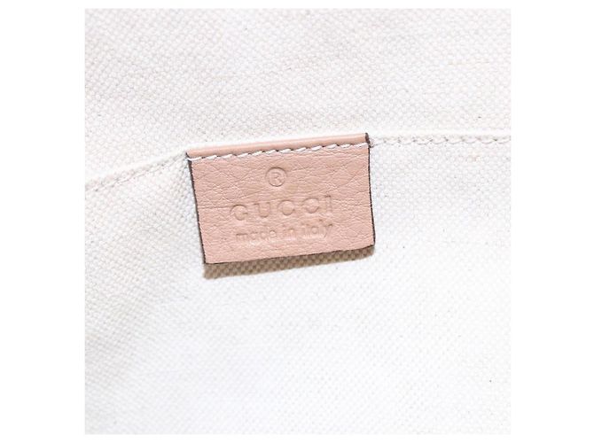 Bamboo Zaino in pelle vintage Gucci con bambù Beige - vista 6