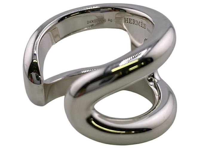 Ring Hermès Anello Hermes Osmoz GM in Argento - vista 10
