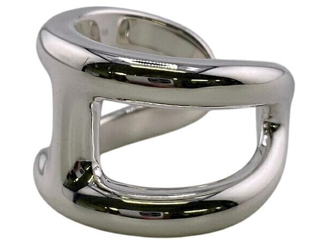 Ring Hermès Anello Hermes Osmoz GM in Argento - vista 2