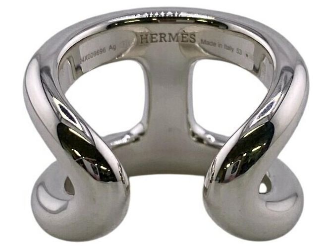 Ring Hermès Anello Hermes Osmoz GM in Argento - vista 3