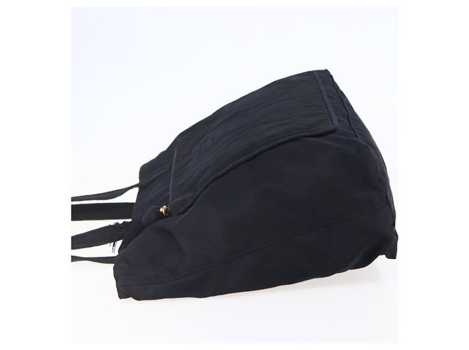 Prada Tote con Zip e Tasca Frontale Tessuto Medio Nero - vista 3