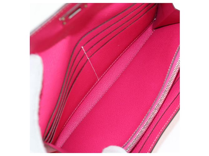 Hermès Kelly Wallet Epsom Lang Pink - Ansicht 5