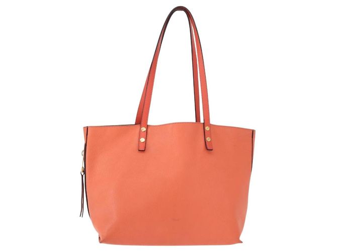 Chloé Dilan Mittelgroße Leder-Tote Pink - Ansicht 2