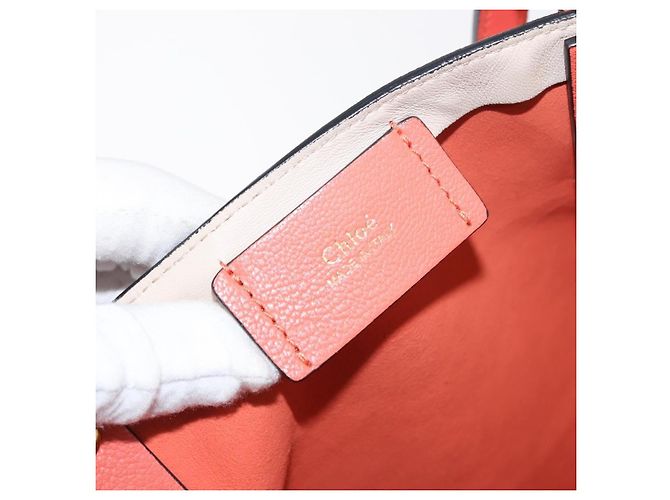 Chloé Dilan Mittelgroße Leder-Tote Pink - Ansicht 6