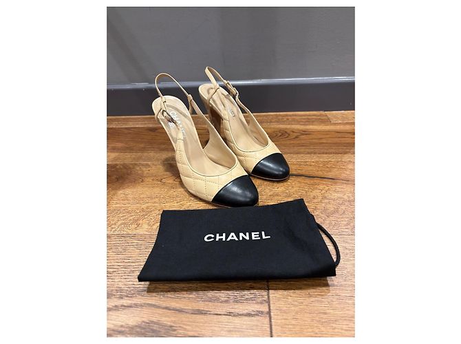 Chanel Slingback Pump 40 Beige - Ansicht 2