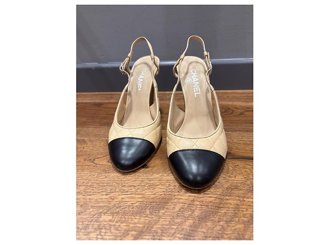 Chanel Slingback Pump 40 Beige - Ansicht 9