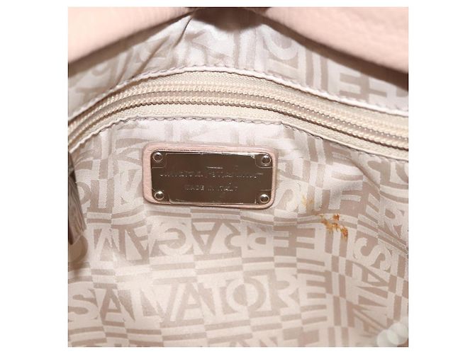 Borsa Gancini in pelle Salvatore Ferragamo Rosa - vista 6