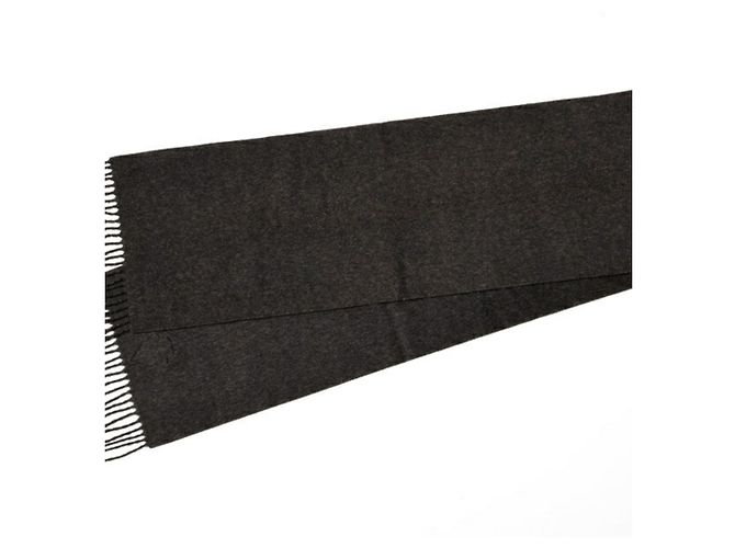 Sciarpa grigia in lana e angora Gucci Marrone - vista 2