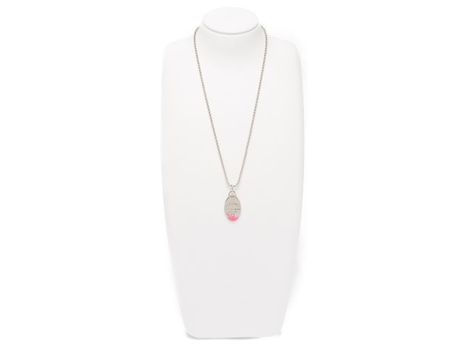 Return to Tiffany Collana con etichetta ovale Ritorno al Colore di Tiffany & Co. Argento Rosa - vista 2