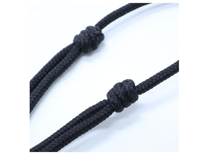 Charm lucchetto Ag925 Louis Vuitton Q05942 Bracciale Lockit Rahn in argento Nero - vista 6