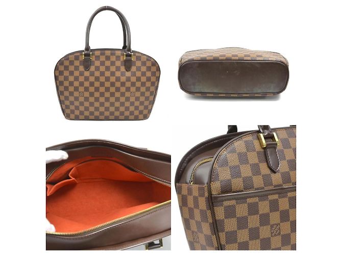 Borsa a mano orizzontale Damier Saria di Louis Vuitton Damier ebene - vista 3