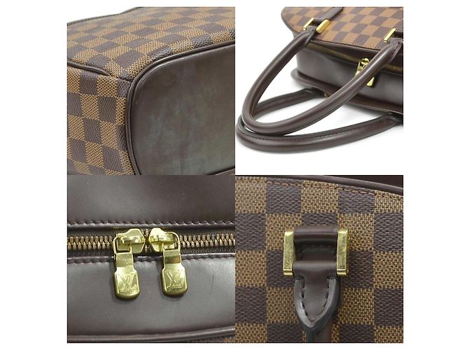 Borsa a mano orizzontale Damier Saria di Louis Vuitton Damier ebene - vista 4
