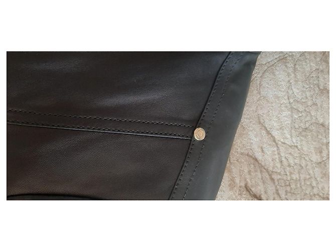 Marmont Gucci Leder Bikerjacke Schwarz - Ansicht 9