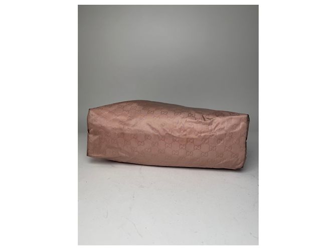 Vintage Gucci Monogram Tote Bag Pink Brown - Ansicht 12