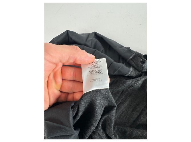 Stella Mc Cartney Vintage Stella McCartney Wollkleid Schwarz Anthrazitgrau - Ansicht 11