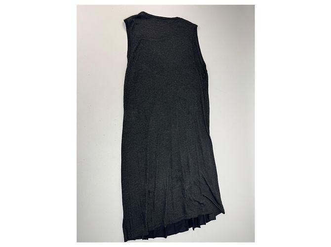 Stella Mc Cartney Vintage Stella McCartney Wollkleid Schwarz Anthrazitgrau - Ansicht 12