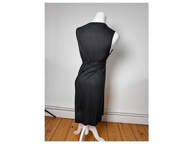 Stella Mc Cartney Vintage Stella McCartney Wollkleid Schwarz Anthrazitgrau - Ansicht 15