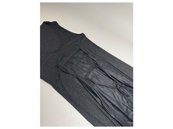 Stella Mc Cartney Vintage Stella McCartney Wollkleid Schwarz Anthrazitgrau - Ansicht 7