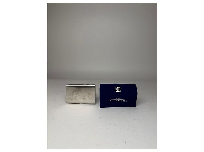 Vintage Givenchy Metal Card Holder / Cigarette Case Silver Silvery - view 10