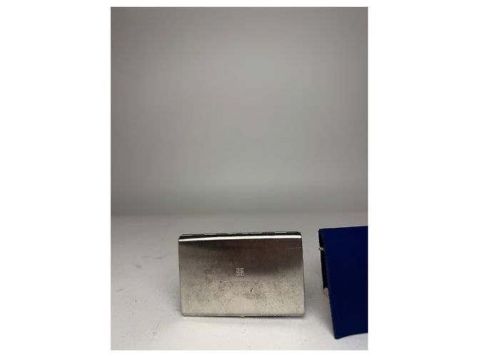 Vintage Givenchy Metal Card Holder / Cigarette Case Silver Silvery - view 7