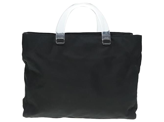 Tote Tessuto mit Harzgriff Prada Schwarz - Ansicht 2