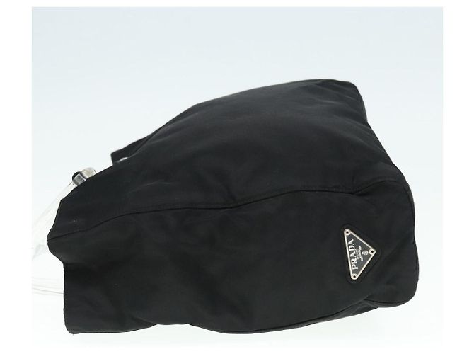 Tote Tessuto mit Harzgriff Prada Schwarz - Ansicht 4