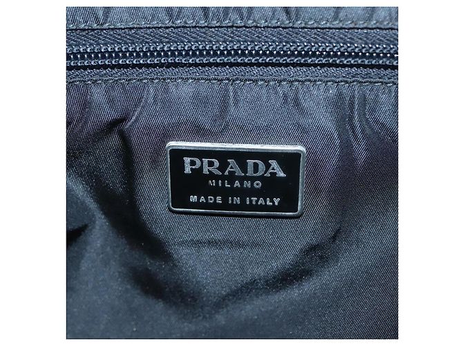 Tote Tessuto mit Harzgriff Prada Schwarz - Ansicht 6