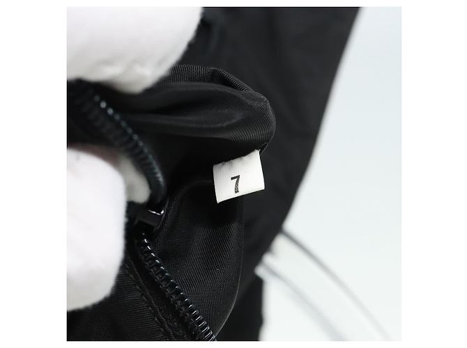 Tote Tessuto mit Harzgriff Prada Schwarz - Ansicht 7