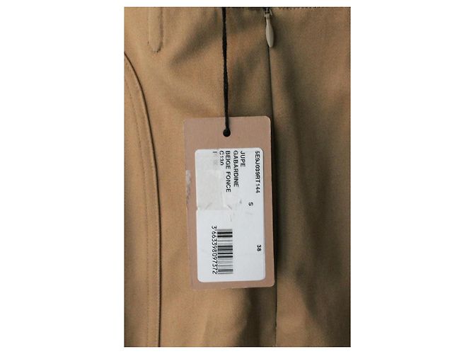 Falda de algodón Alaïa beige/marrón nueva con etiqueta tamaño 34 - vista 2