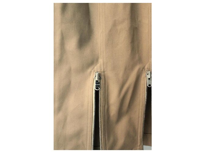 Falda de algodón Alaïa beige/marrón nueva con etiqueta tamaño 34 - vista 4