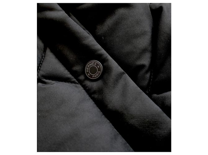 Colete acolchoado Hermès Preto - vista 8
